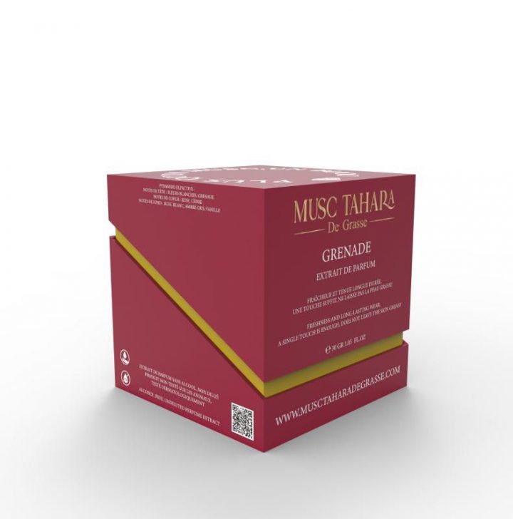 Musc Tahara grenade extrait de parfum flacon diamant 30g – Image 6