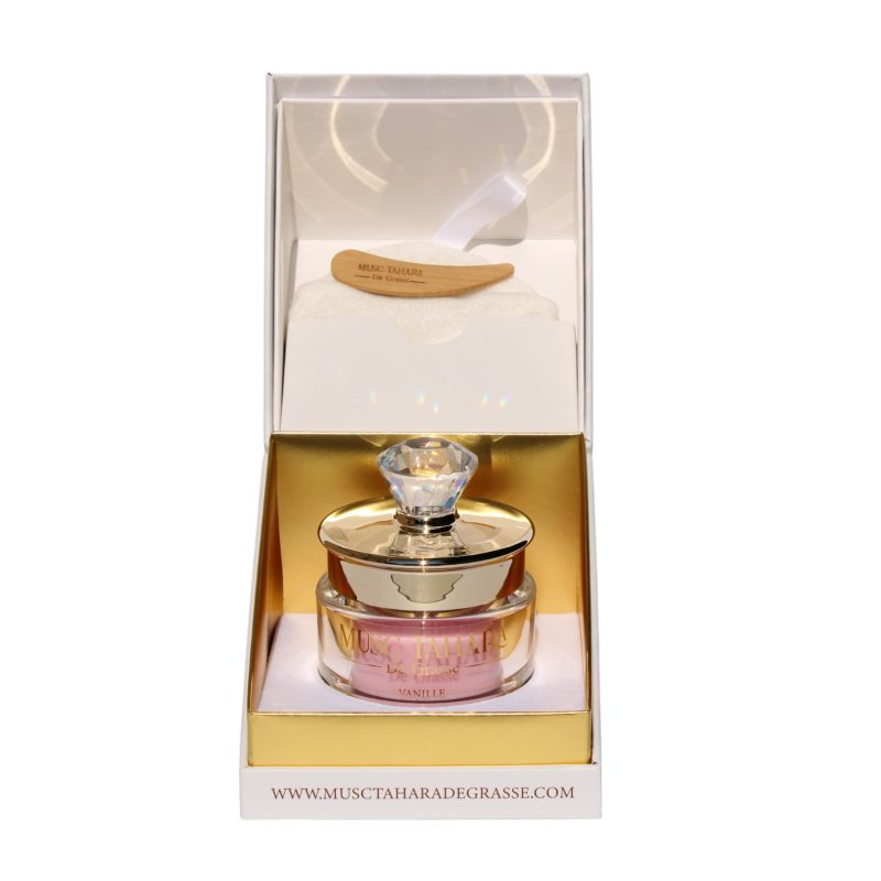 Musc Tahara vanille gourmande flacon diamant 30g
