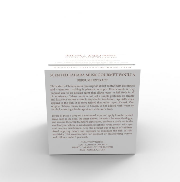 Musc Tahara vanille gourmande flacon diamant 30g – Image 2