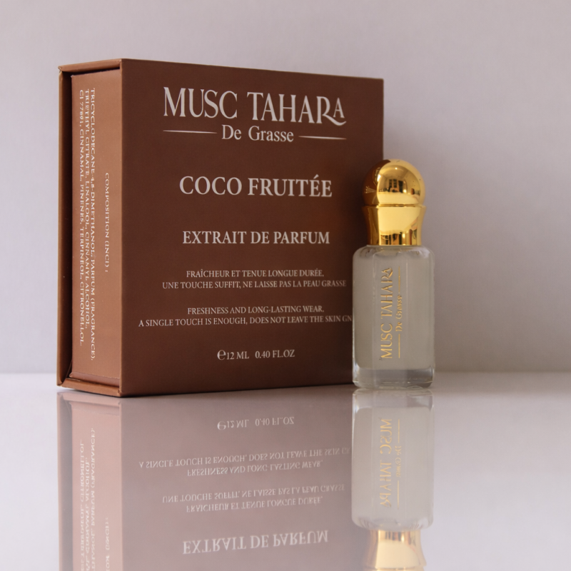 Coffret d'Exception Musc Tahara PUR Coco Fruitée en EXTRAIT DE PARFUM 12 ML