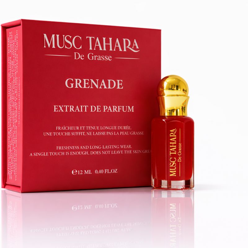 Coffret d’Exception Musc Tahara PUR Grenade en EXTRAIT DE PARFUM 12 ML