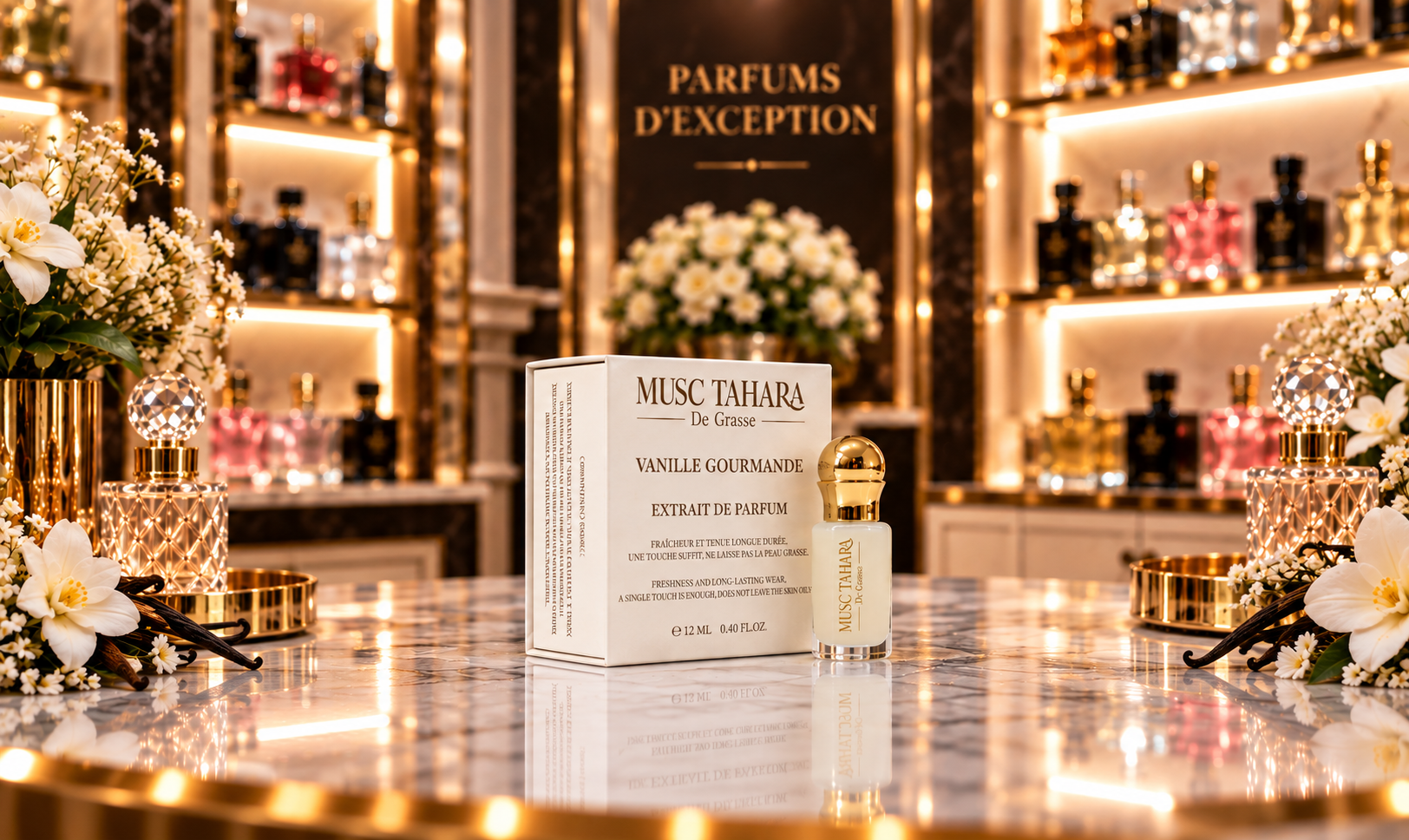 Coffret d'Exception Musc Tahara PUR Vanille Gourmande en EXTRAIT DE PARFUM 12 ML – Image 7