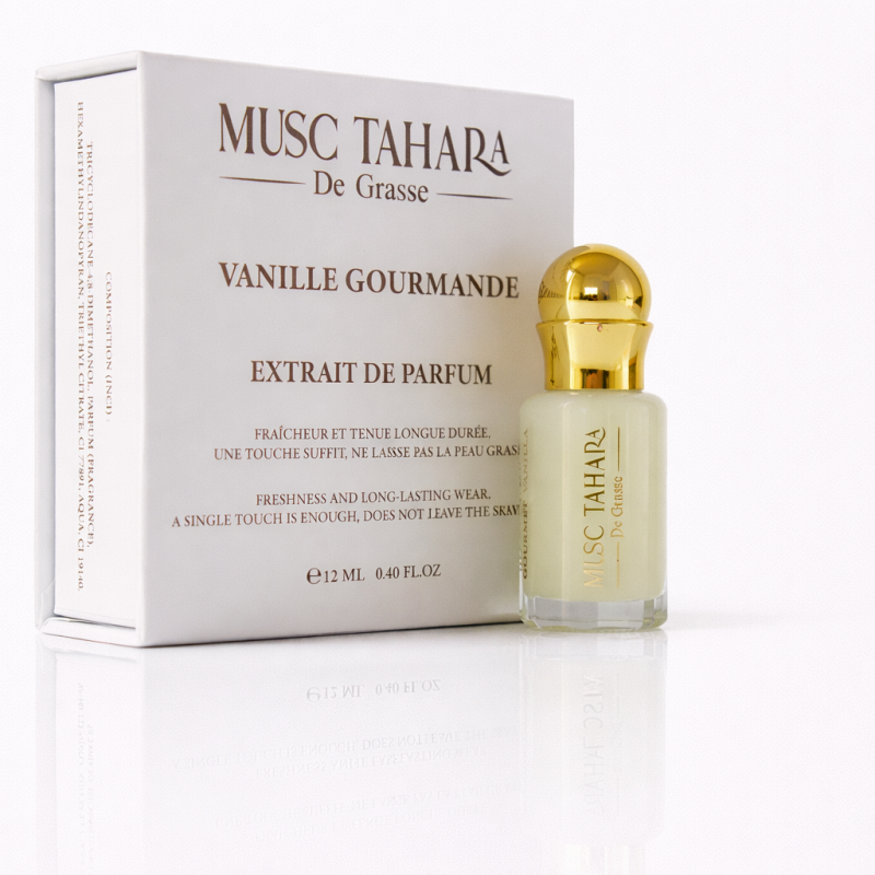 Coffret d'Exception Musc Tahara PUR Vanille Gourmande en EXTRAIT DE PARFUM 12 ML