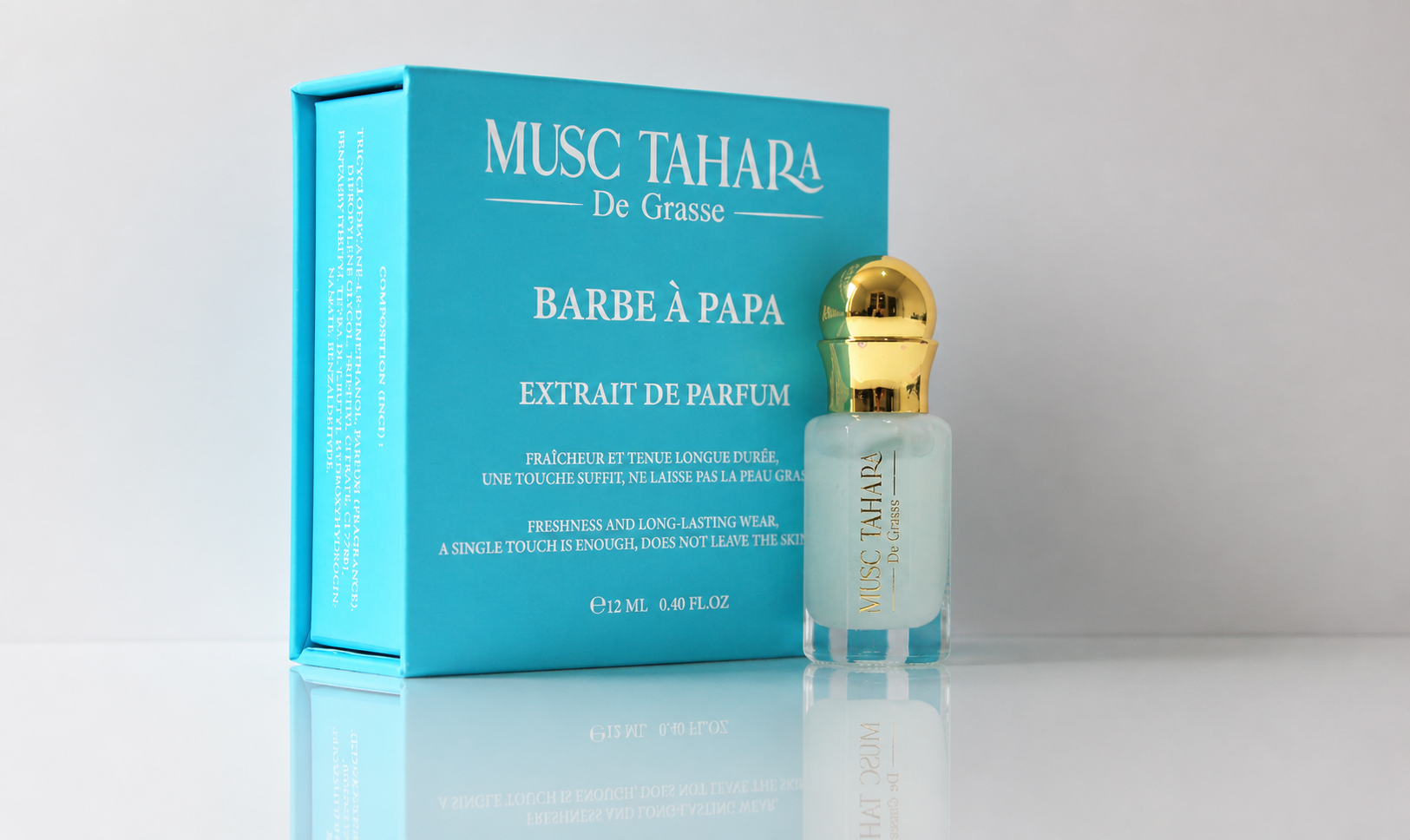 Coffret d'Exception Musc Tahara PUR Barbe à Papa en EXTRAIT DE PARFUM 12 ML
