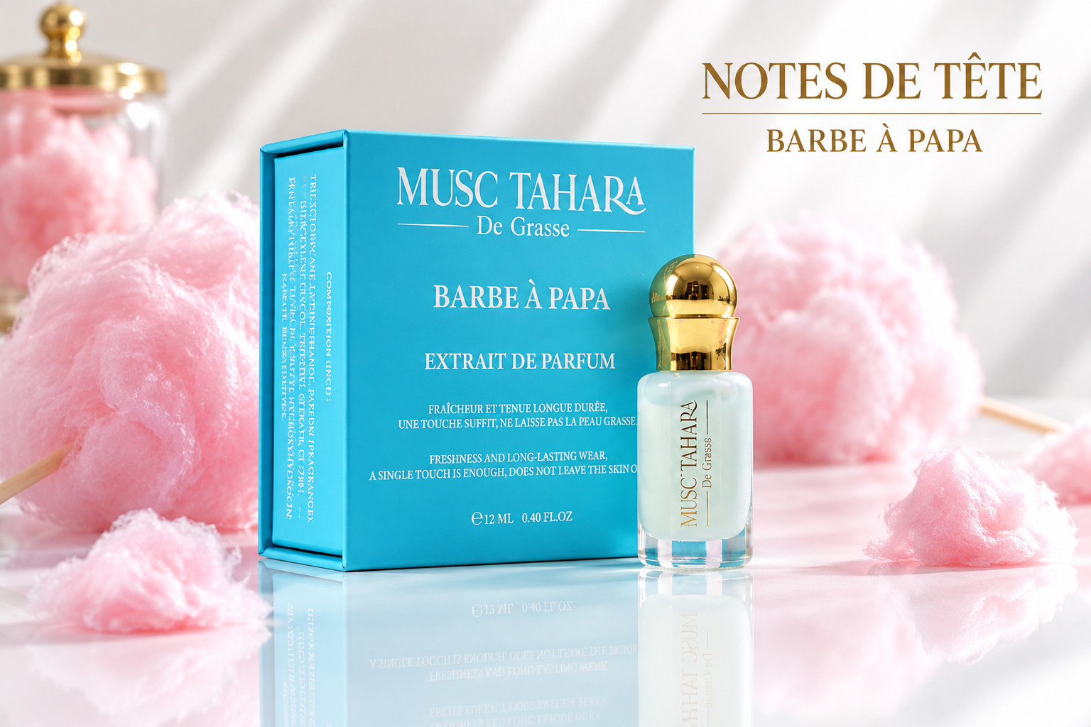Coffret d'Exception Musc Tahara PUR Barbe à Papa en EXTRAIT DE PARFUM 12 ML – Image 4