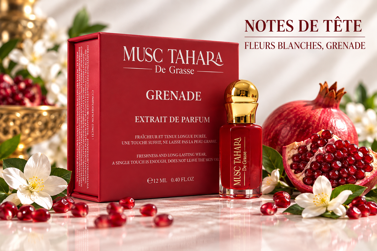 Coffret d’Exception Musc Tahara PUR Grenade en EXTRAIT DE PARFUM 12 ML – Image 4