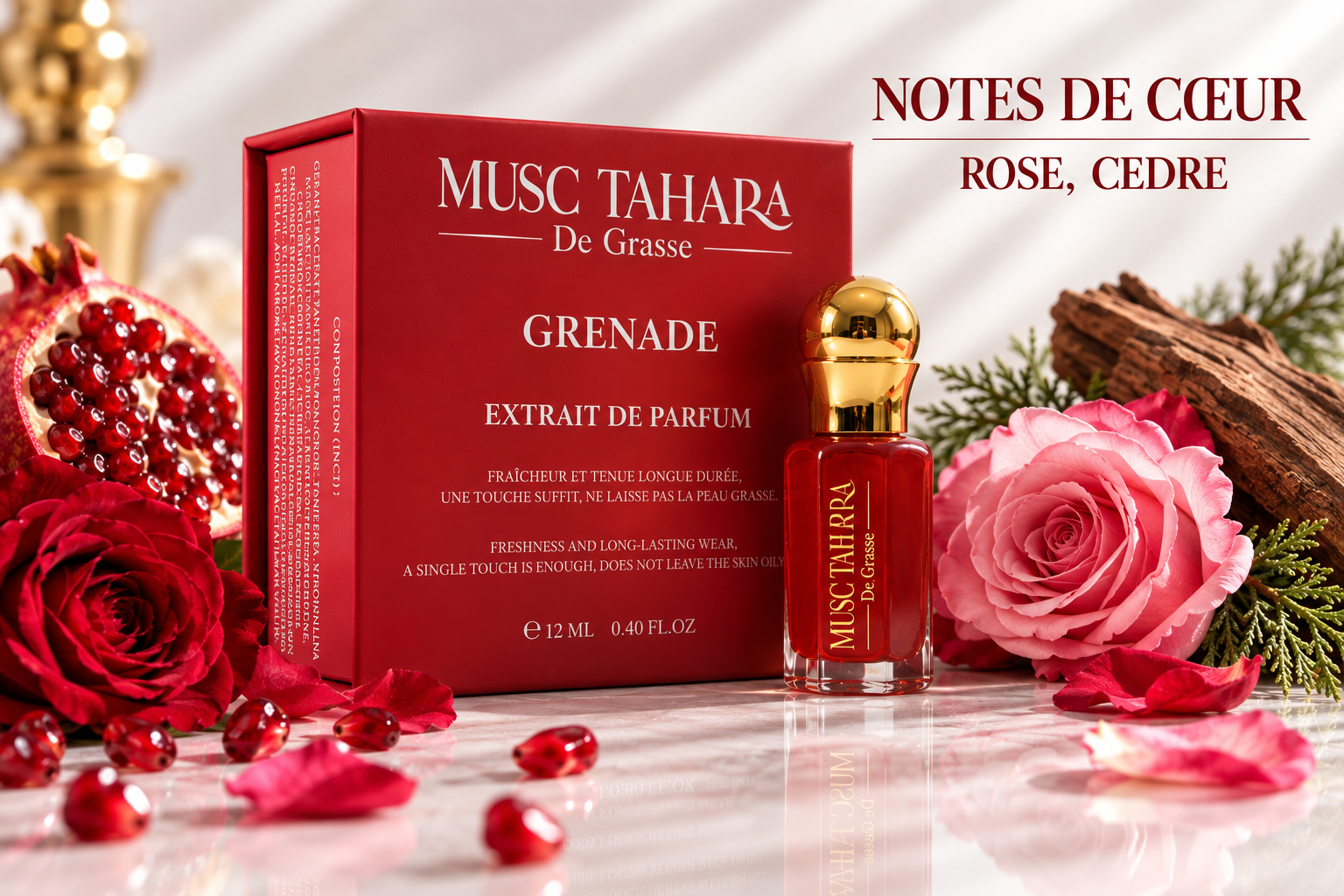 Coffret d’Exception Musc Tahara PUR Grenade en EXTRAIT DE PARFUM 12 ML – Image 5