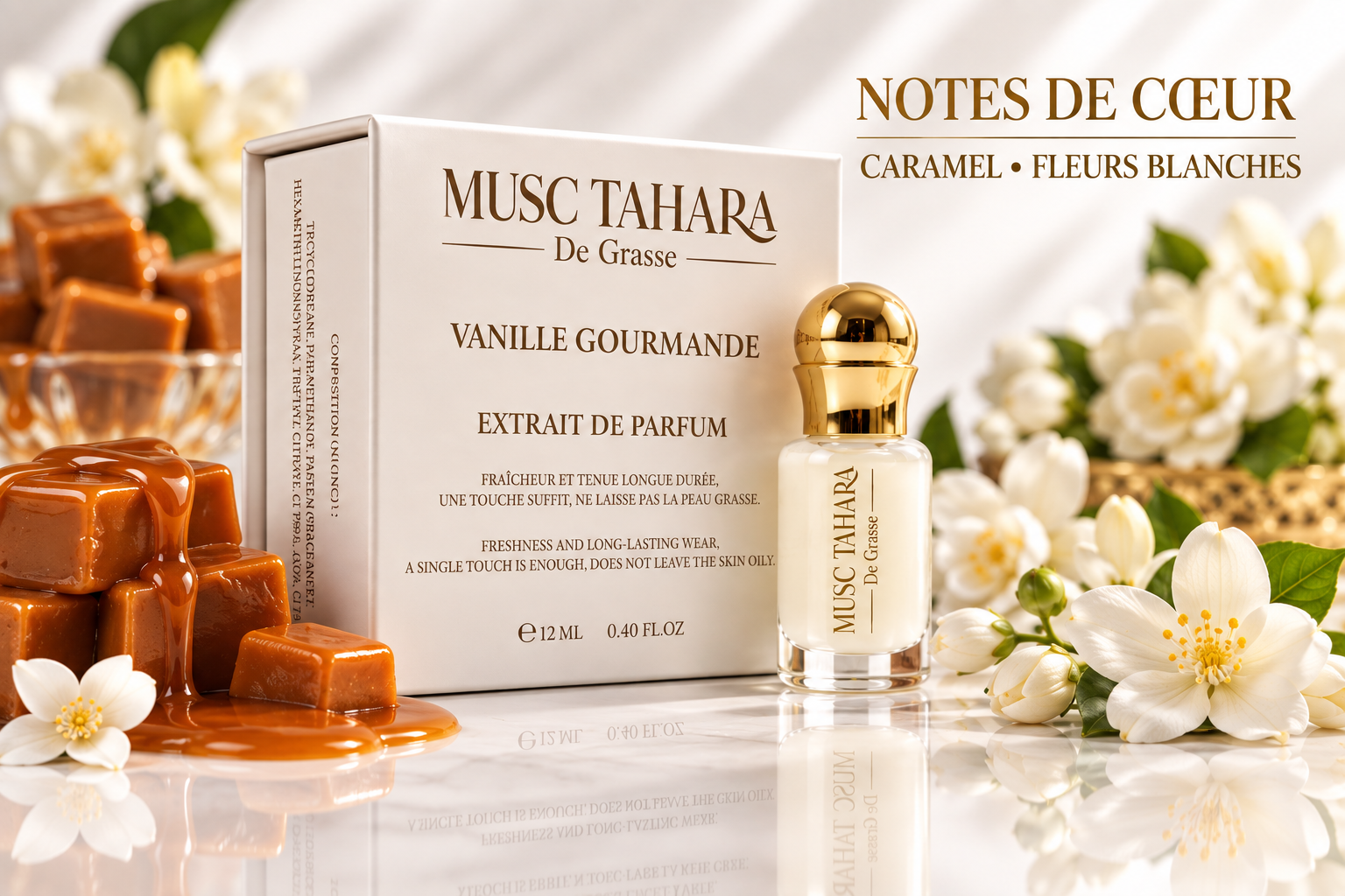Coffret d'Exception Musc Tahara PUR Vanille Gourmande en EXTRAIT DE PARFUM 12 ML – Image 5