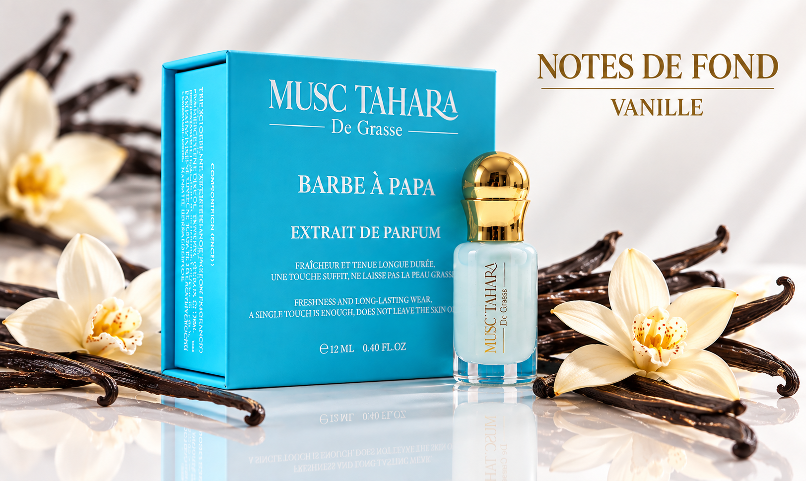 Coffret d'Exception Musc Tahara PUR Barbe à Papa en EXTRAIT DE PARFUM 12 ML – Image 6