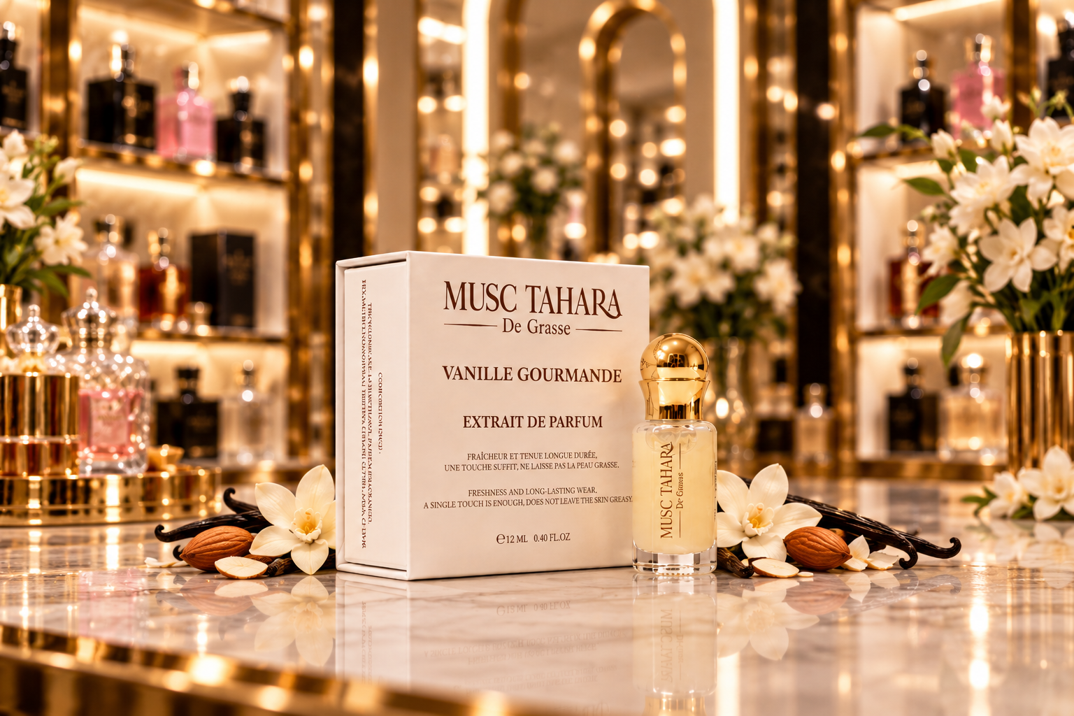 Coffret d'Exception Musc Tahara PUR Vanille Gourmande en EXTRAIT DE PARFUM 12 ML – Image 9
