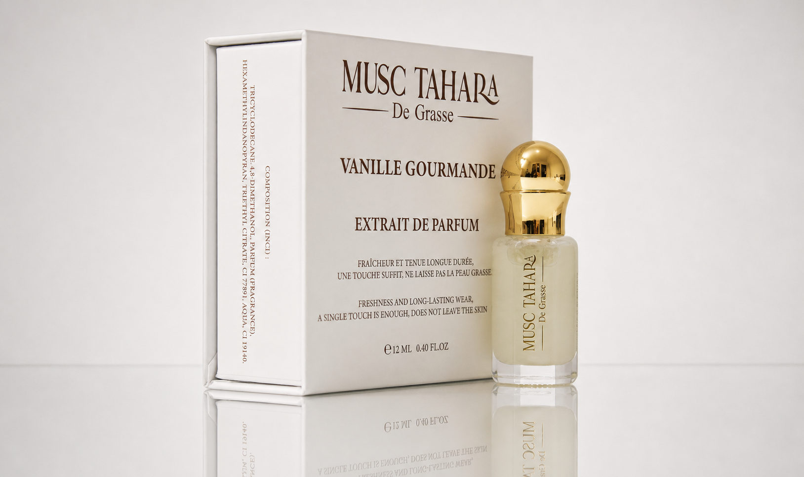 Coffret d'Exception Musc Tahara PUR Vanille Gourmande en EXTRAIT DE PARFUM 12 ML – Image 2