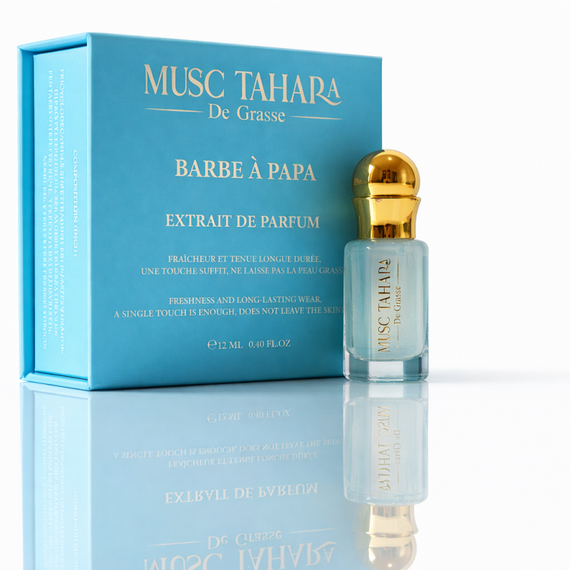Coffret d'Exception Musc Tahara PUR Barbe à Papa en EXTRAIT DE PARFUM 12 ML