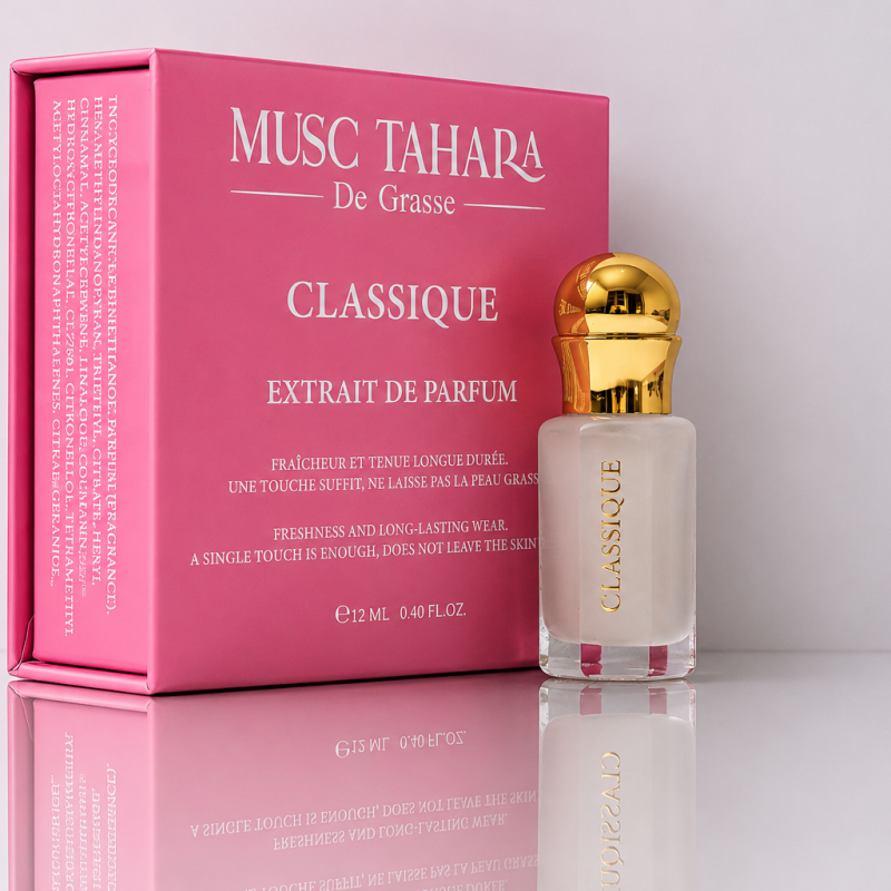 Coffret d'Exception Musc Tahara PUR Classique en EXTRAIT DE PARFUM 12 ML