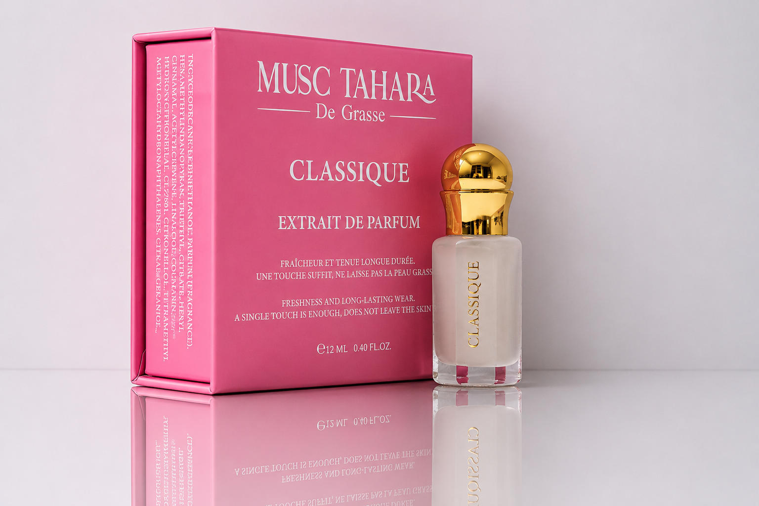 Coffret d'Exception Musc Tahara PUR Classique en EXTRAIT DE PARFUM 12 ML
